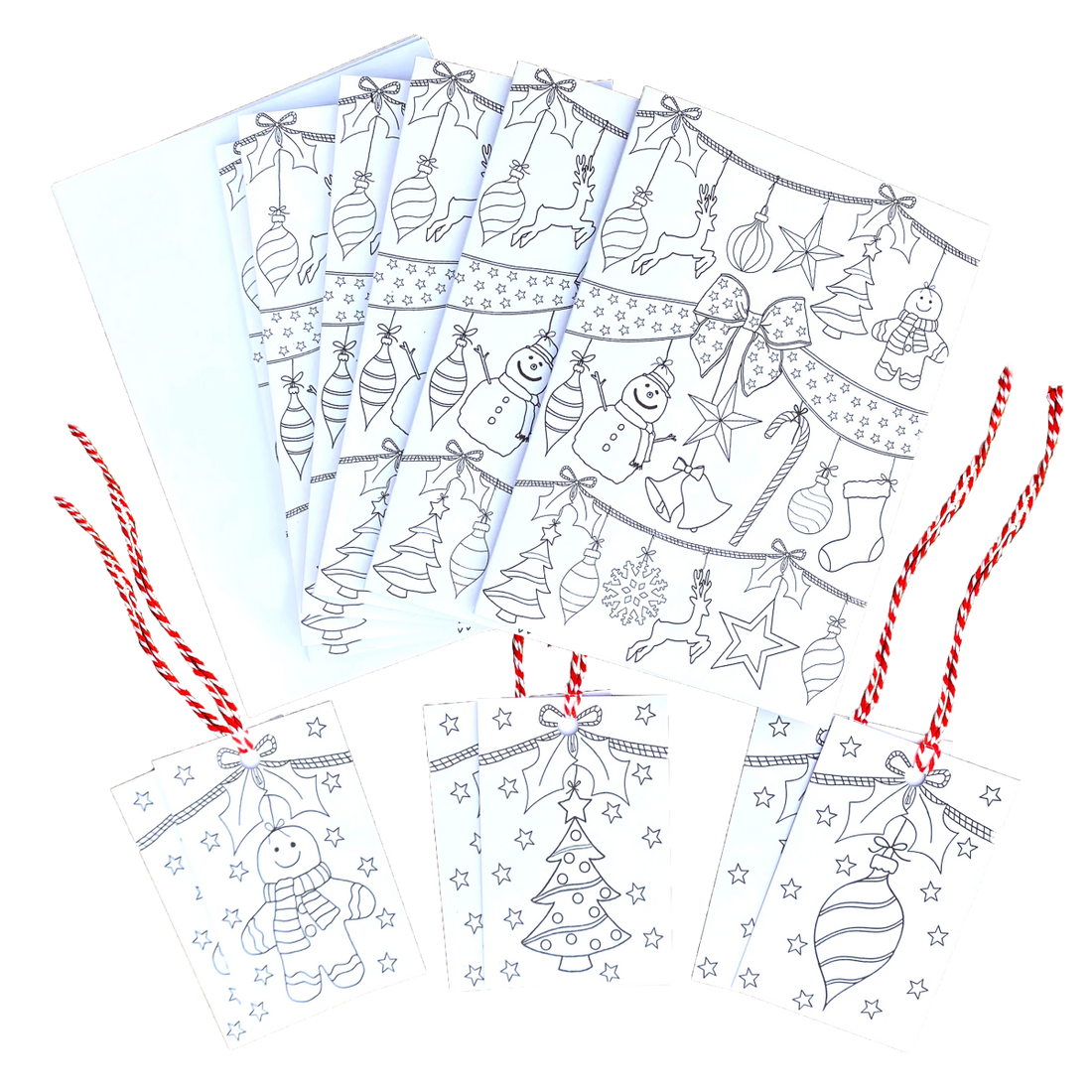 Color - In Christmas Cards & Gift Tags Set - Le Petit Marché Home Furniture