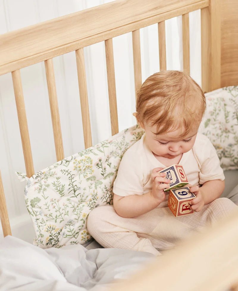 Cot Bumper, Summer Flowers - LPM Home