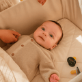 Cradle with Foam Mattress, Nature - Le Petit Marché Home Furniture