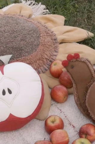 Cushion, Apple - Le Petit Marché Home Furniture