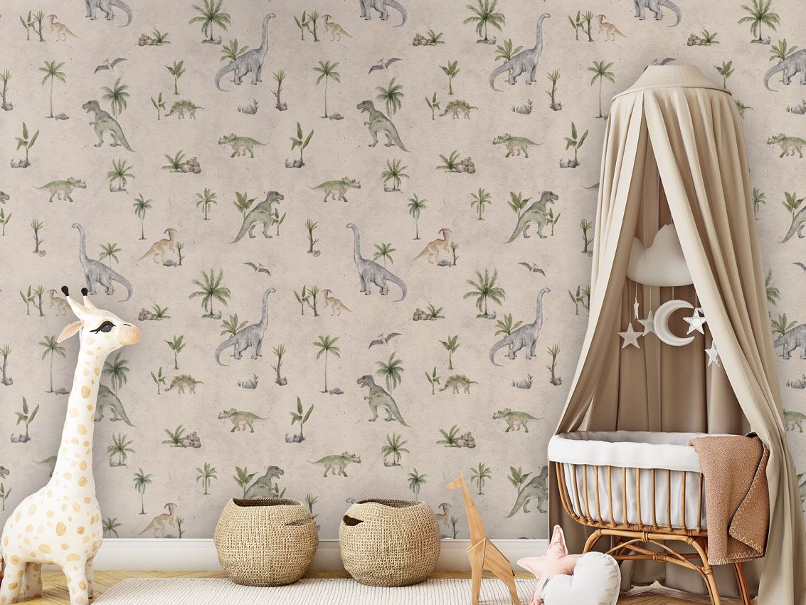 Dashing Dinos - Sand - Le Petit Marché Home Furniture