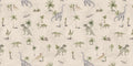 Dashing Dinos - Sand - Le Petit Marché Home Furniture