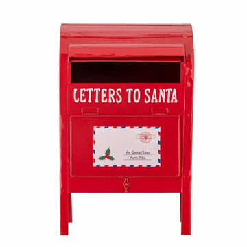 Deco Mailbox Carlo, Red, Metal - LPM Home
