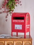 Deco Mailbox Carlo, Red, Metal - LPM Home