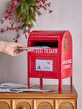 Deco Mailbox Carlo, Red, Metal - LPM Home