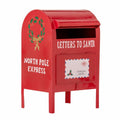 Deco Mailbox Carlo, Red, Metal - LPM Home