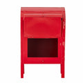 Deco Mailbox Carlo, Red, Metal - LPM Home