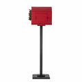 Deco Postbox Carlo, Red, MDF - Le Petit Marché Home Furniture