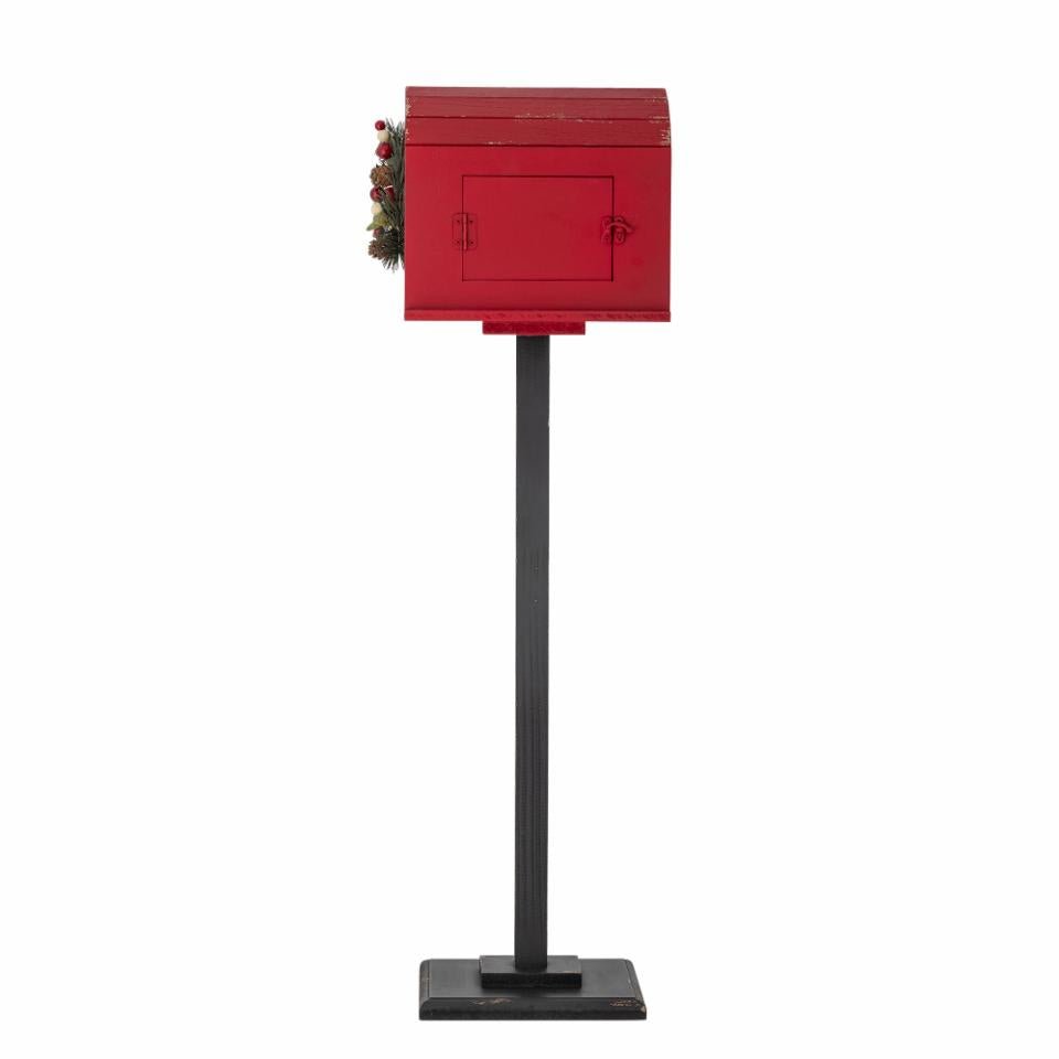 Deco Postbox Carlo, Red, MDF - Le Petit Marché Home Furniture