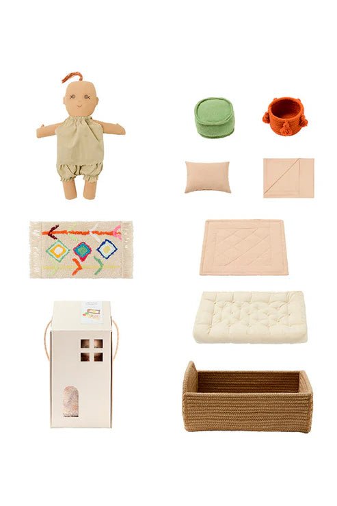 Doll Set, Mini Lorena Nari - Le Petit Marché Home Furniture