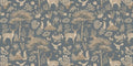 Fantastic Forest - Vintage Blue - Le Petit Marché Home Furniture