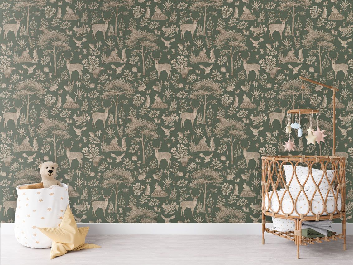 Fantastic Forest - Vintage Green - Le Petit Marché Home Furniture