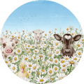Farm Animals - Circle - Le Petit Marché Home Furniture