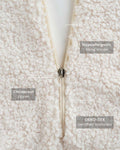 Flipster Bouclé, Cream White - Fabric Close-up - LPM Home