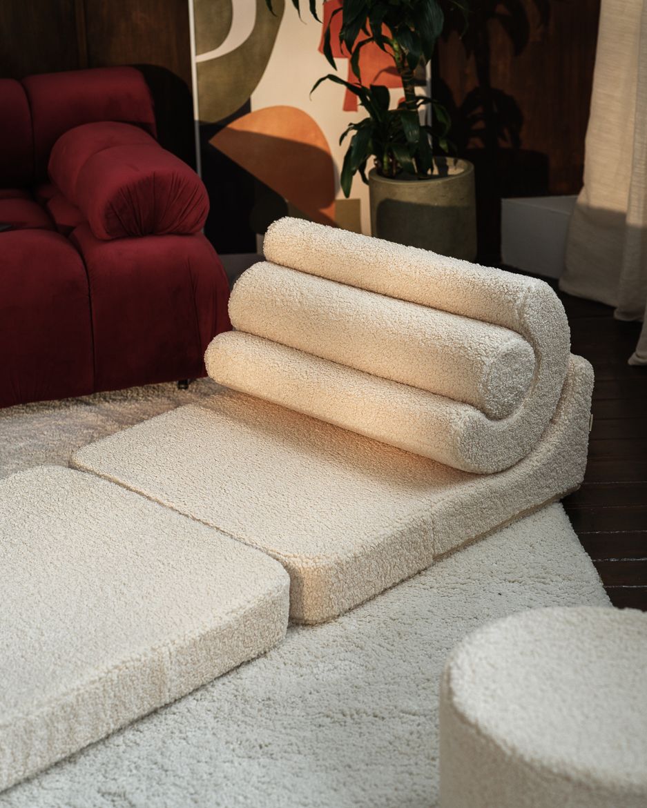 Flipster Bouclé, Cream White - LPM Home
