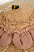 Floor Cushion, Pink Daisy - Le Petit Marché Home Furniture