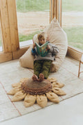 Floor Cushion, Sunflower - Le Petit Marché Home Furniture