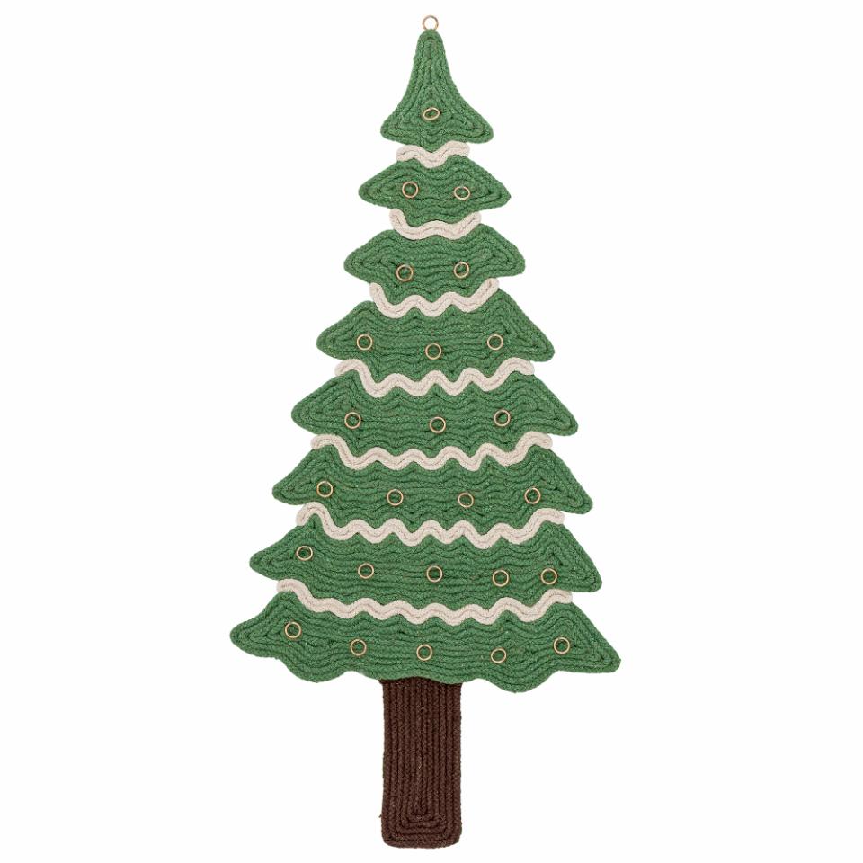 Calendar Christmas Tree Douglas, Green, Cotton