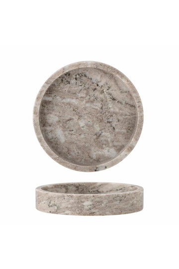 Tray Ivette, Beige, Marble