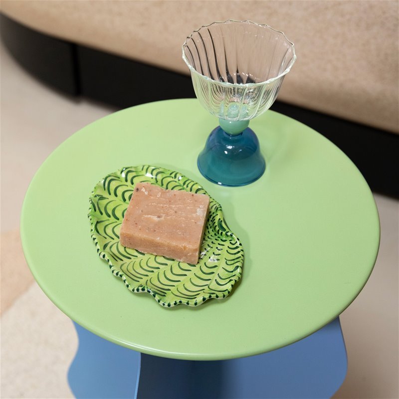 Glass Tulip, Blue, Set of 2 - Le Petit Marché Home Furniture