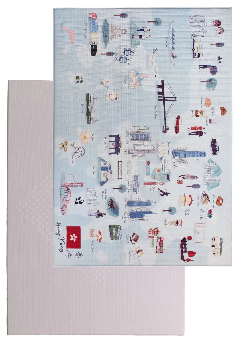 Hong Kong Playmat, City Tour Collection 100% TPU Foam Reversible Mat - LPM Home