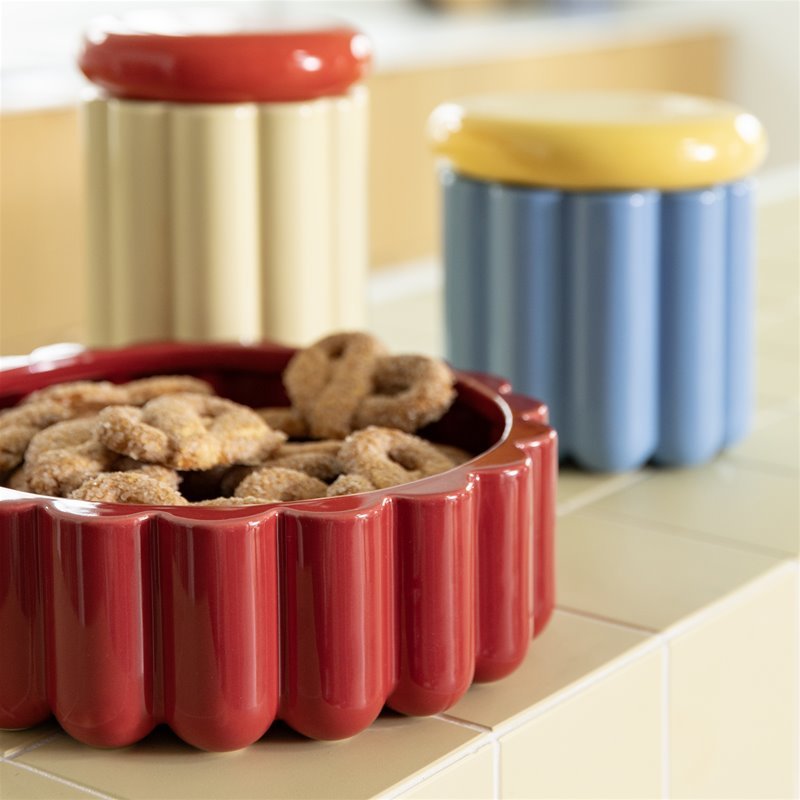 Jar Charlo, Burgundy - Le Petit Marché Home Furniture