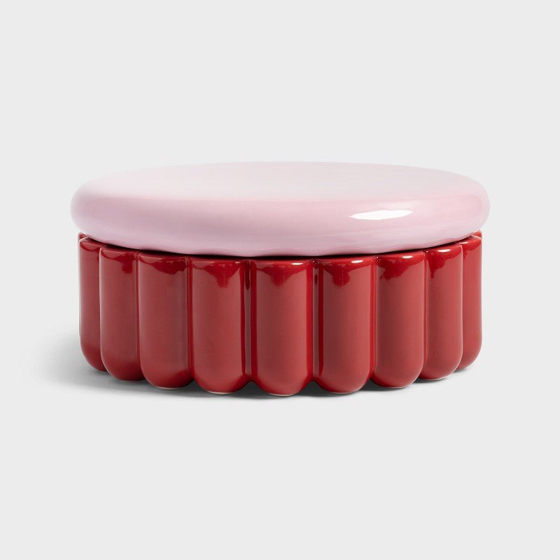 Jar Charlo, Burgundy - Le Petit Marché Home Furniture
