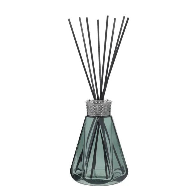 Lampe Gift Set, BQT Pyramide Vert Antique with Orange Cinnamon Refill 200ml - Le Petit Marché Home Furniture