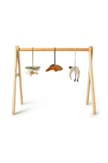 Baby Gym Swan & Set of 3 rattle toy hangers/Swan - Le Petit Marché Home Furniture