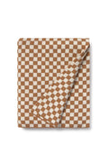Knitted Blanket Tiles, Toffee - Le Petit Marché Home Furniture