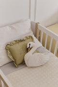 Knitted Blanket Vichy, Ivory - Le Petit Marché Home Furniture