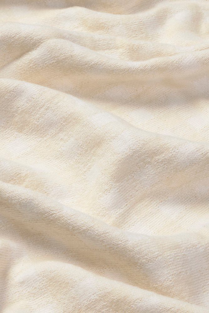 Knitted Blanket Vichy, Ivory - Le Petit Marché Home Furniture