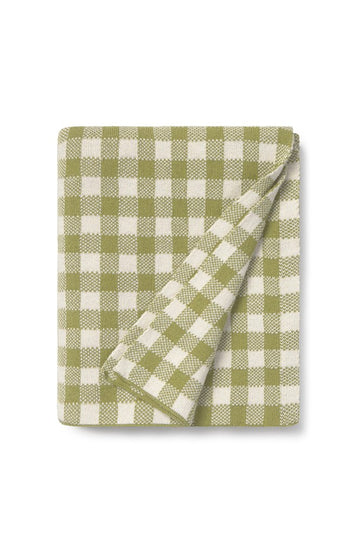 Knitted Blanket Vichy Matcha - Le Petit Marché Home Furniture