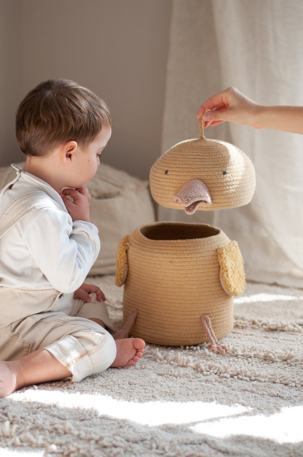 Basket Charlie the Chicken - Le Petit Marché Home Furniture