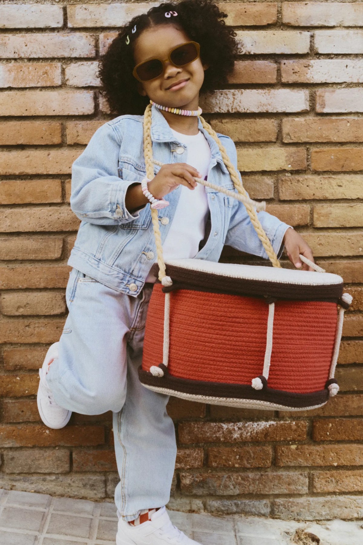 Basket Drum - Le Petit Marché Home Furniture