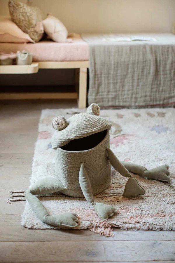 Basket Fred the Frog - Le Petit Marché Home Furniture