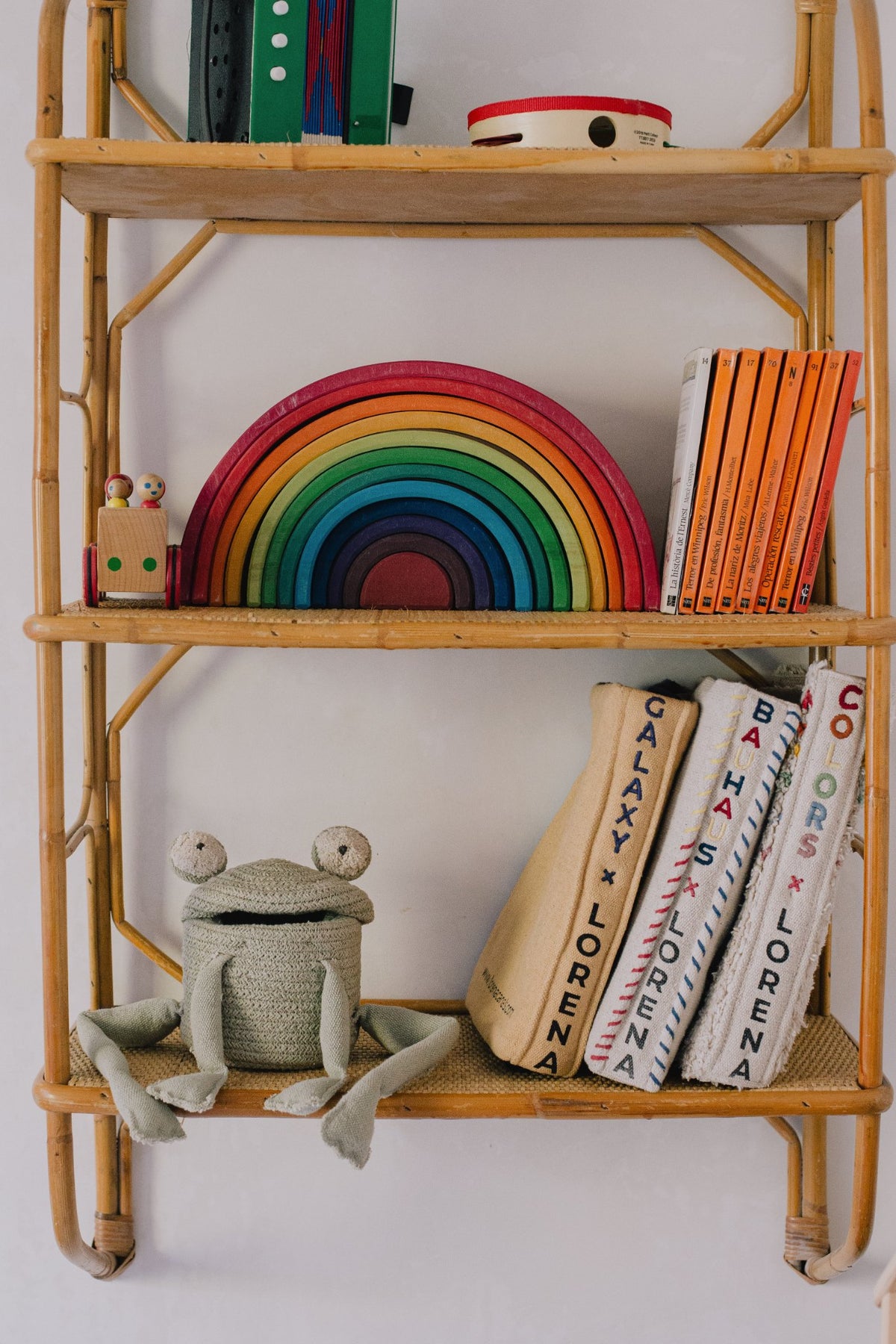 Basket Mini Fred the Frog - Le Petit Marché Home Furniture