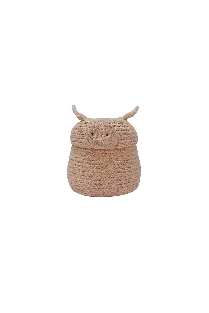Basket Mini Peggy the Pig - Le Petit Marché Home Furniture