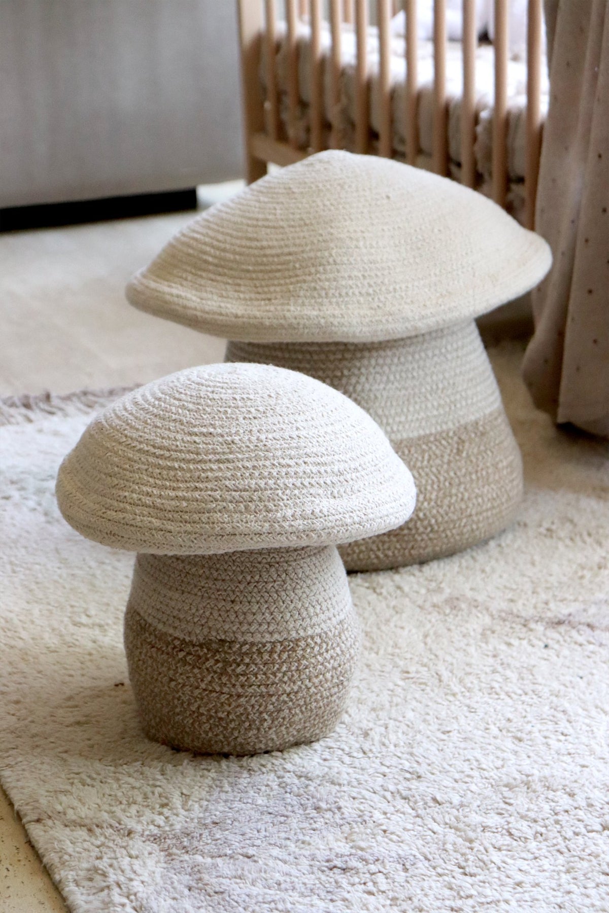 Basket Baby Mushroom - Le Petit Marché Home Furniture