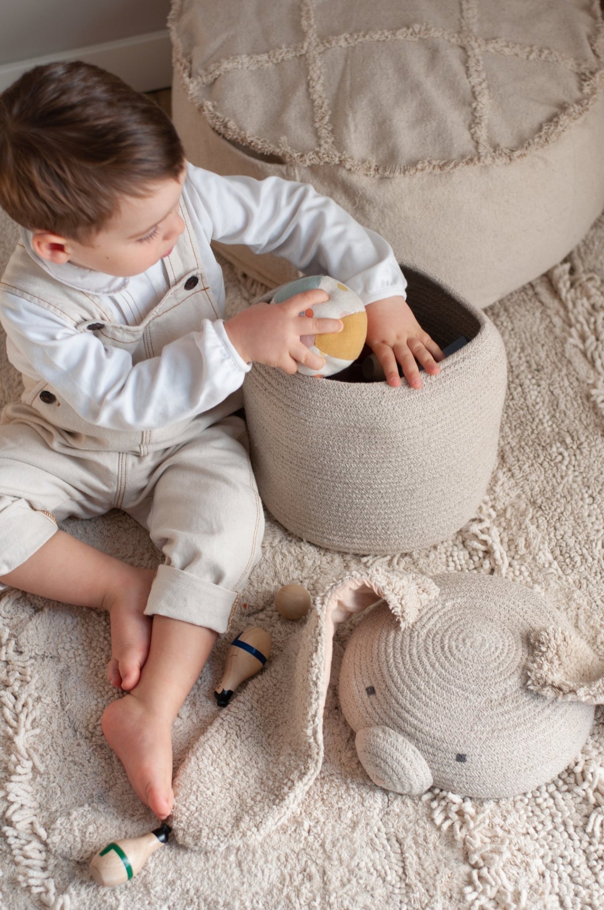 Basket Rita the Rabbit - Le Petit Marché Home Furniture