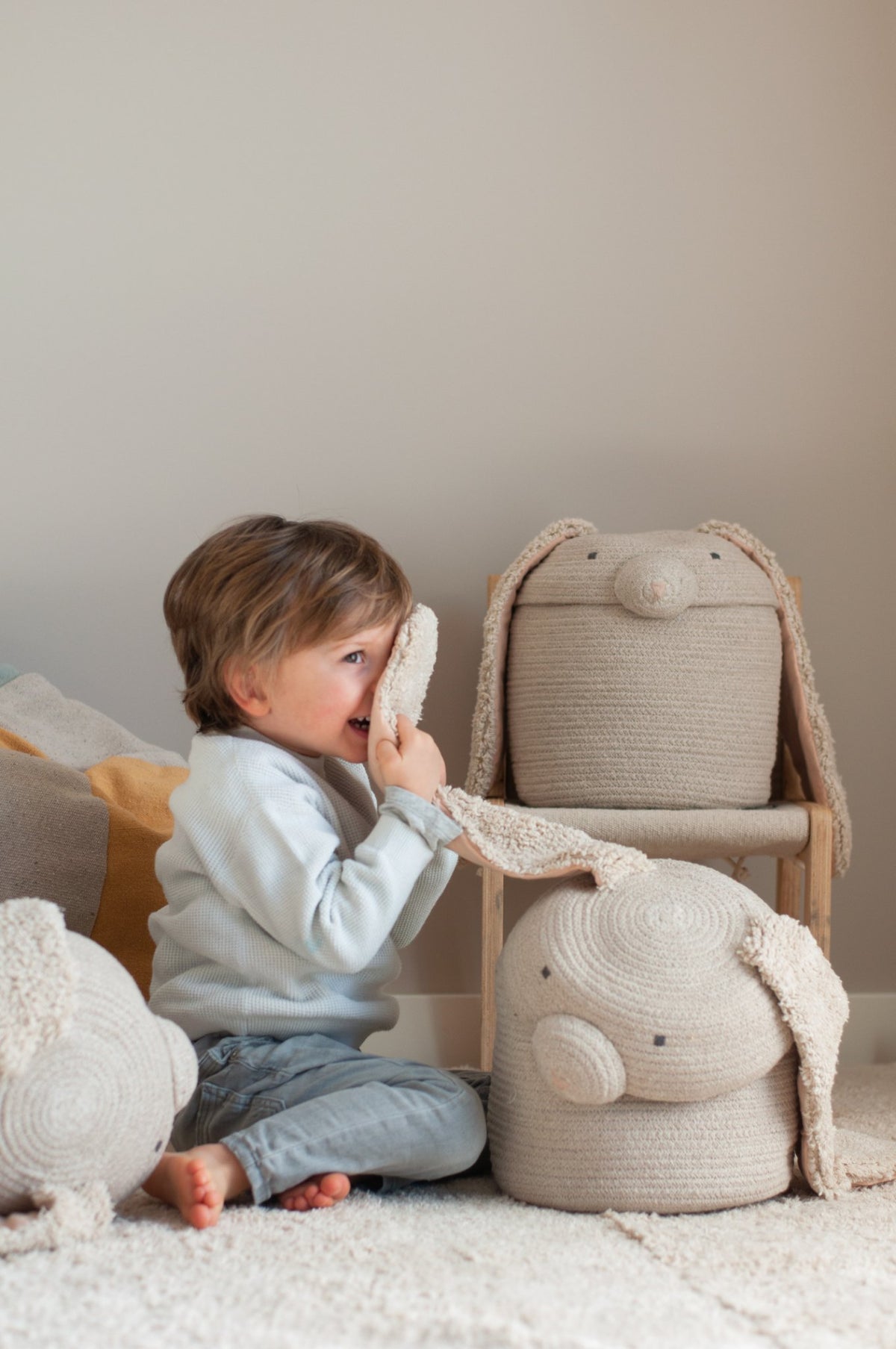 Basket Rita the Rabbit - Le Petit Marché Home Furniture