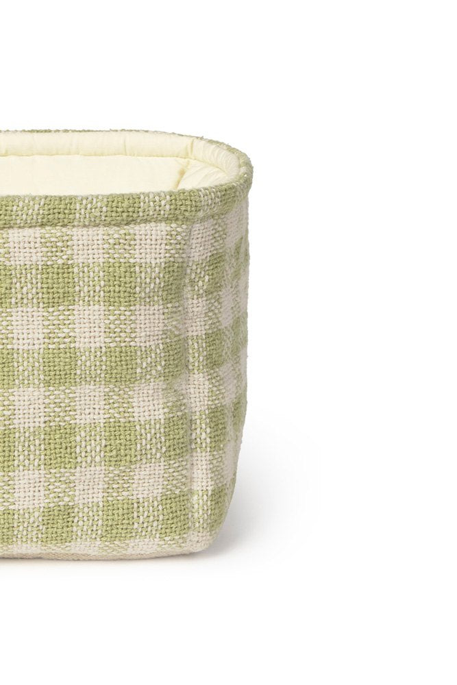 Quilted Basket Matcha - Le Petit Marché Home Furniture