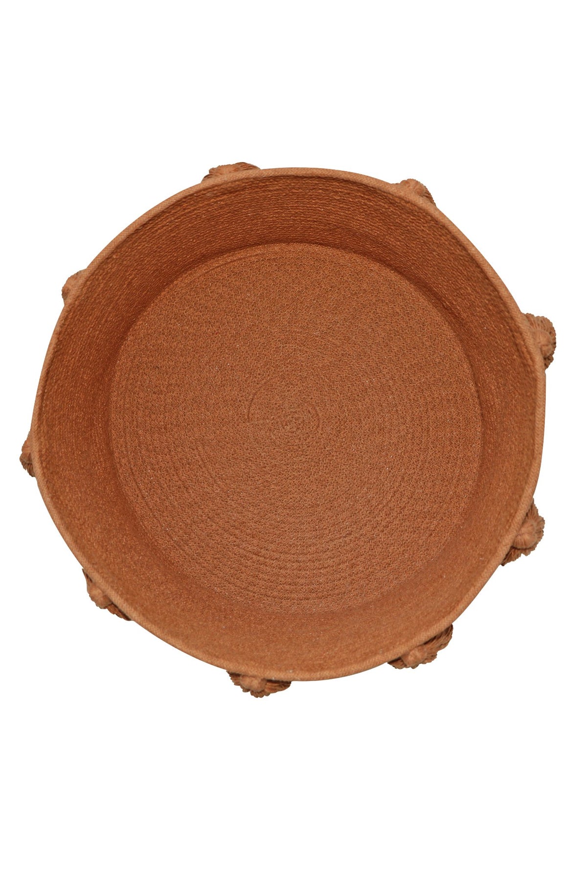 Basket New Tassels, Chestnut - Le Petit Marché Home Furniture