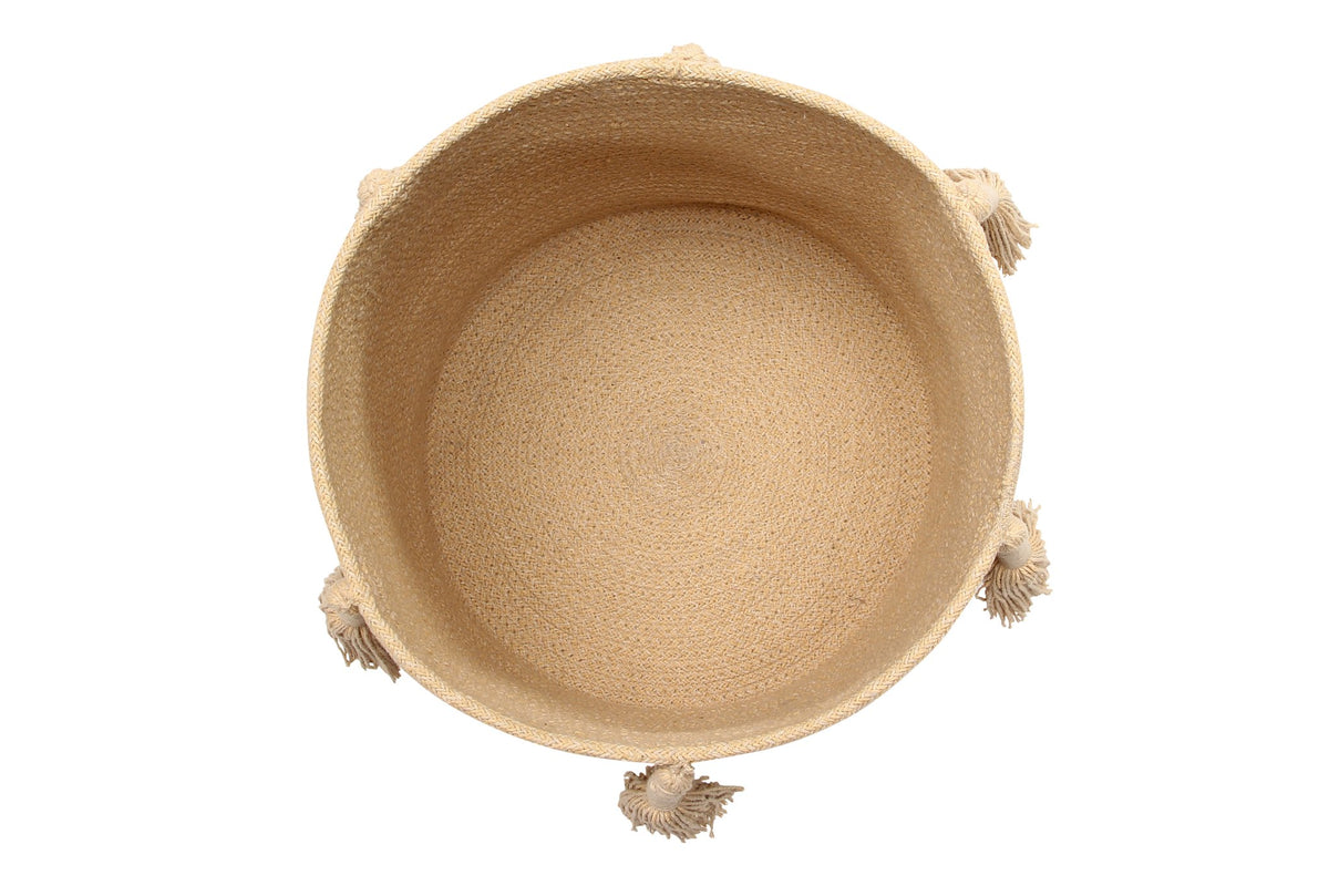 Basket Woody Honey - Le Petit Marché Home Furniture