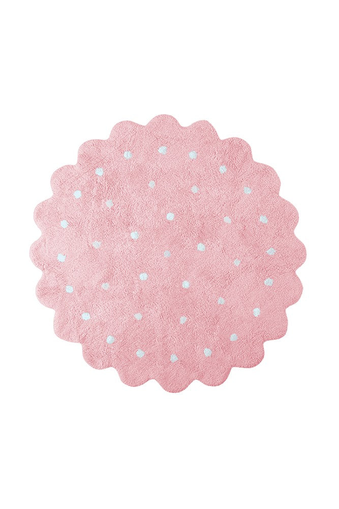 Washable Rug Little Biscuit Pink - Le Petit Marché Home Furniture