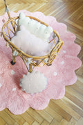 Washable Rug Little Biscuit Pink - Le Petit Marché Home Furniture