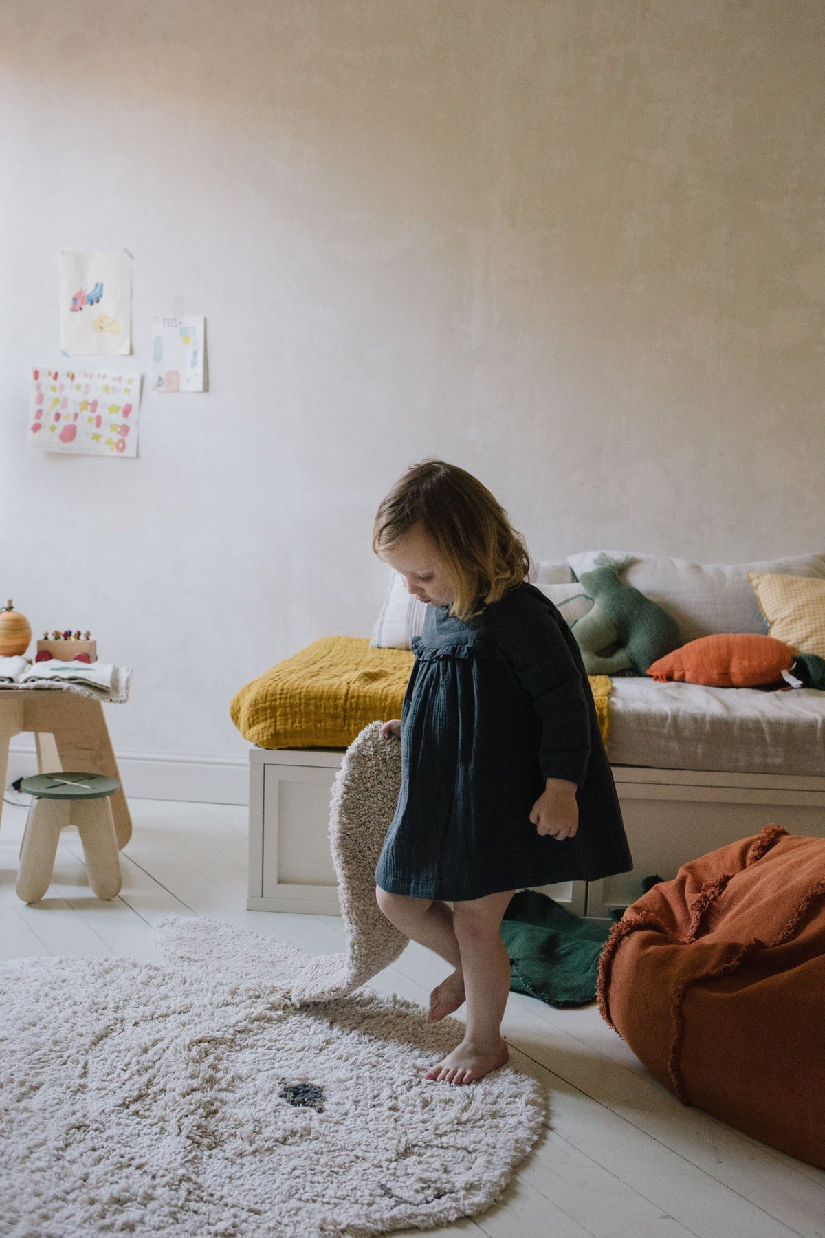 Washable Animal Rug Bunny - Le Petit Marché Home Furniture