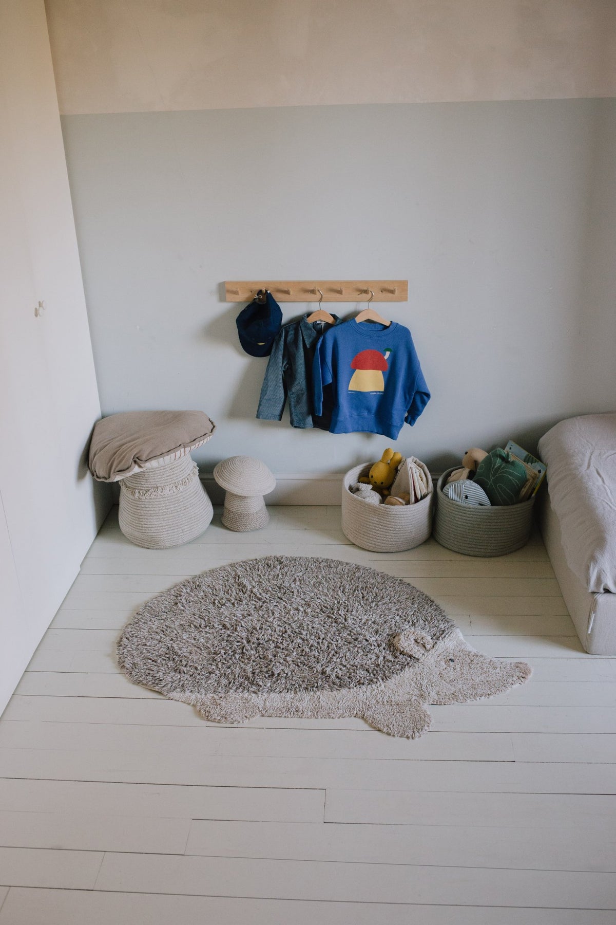 Washable Animal Rug Hedgehog - Le Petit Marché Home Furniture