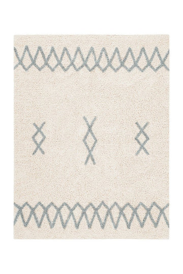 Washable Rug Atlas, Vintage Blue - Le Petit Marché Home Furniture