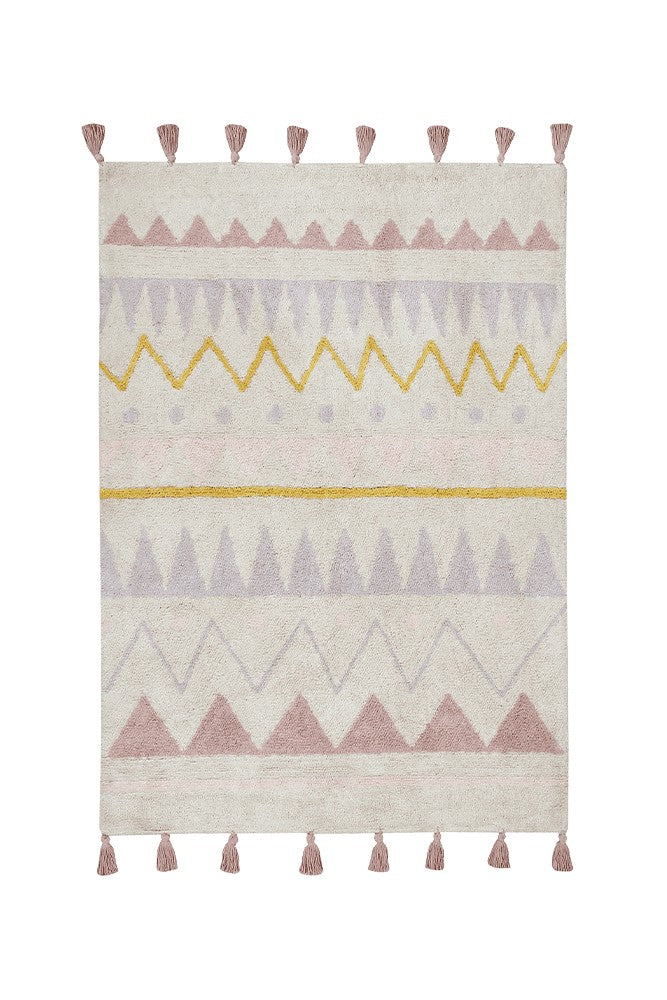 Washable Rug Azteca, Vintage Nude - Le Petit Marché Home Furniture